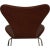 Bar Stool in Mokka Classic Leather from Arne Jacobsen For Sale - Image 6 of 7