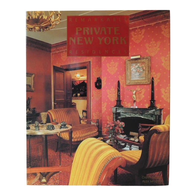 Remarkable Private NY Residences Vintage Decorative Hardcover Book For Sale