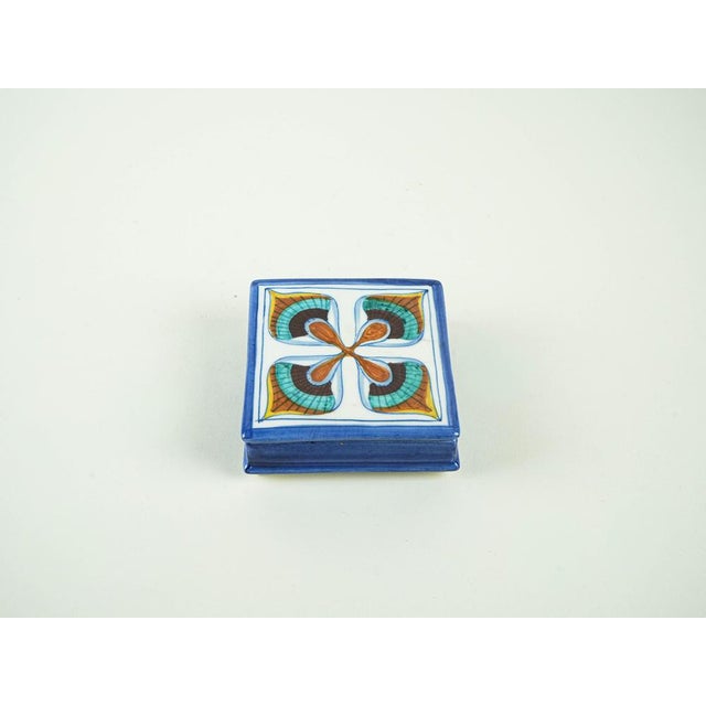 Vintage Italian Toscari Ceramic Box, 1970s For Sale - Image 4 of 8