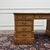 English Teak Desk with Brown Leather Top For Sale - Image 9 of 18