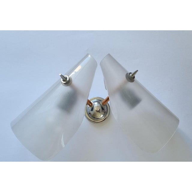 1960s Large Mid-Century Wall Lamp in the style of Stilnovo, Italy, 1962 For Sale - Image 5 of 18