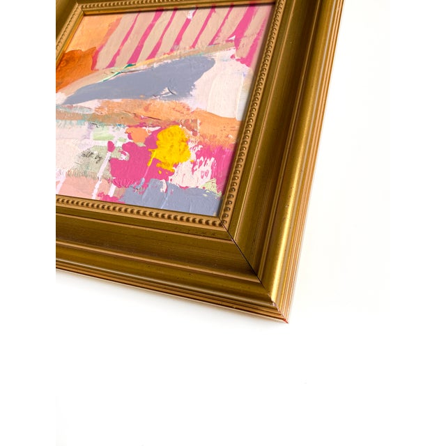 Original painting by Jessalin Beutler, completed in 2025. Acrylic and repurposed textiles on stretched canvas. Signed,...