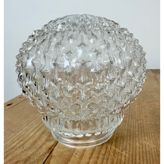 White Vintage White Porcelain Ceiling Light, 1970s For Sale - Image 8 of 13