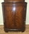 1960s Georgian English Mahogany Inlaid Corner Cabinet For Sale - Image 4 of 11