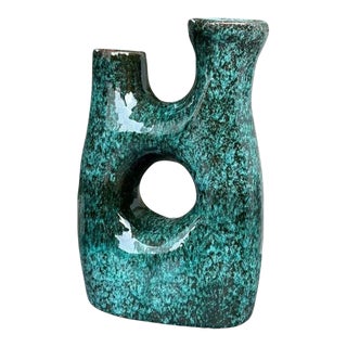 Moroccan Tamkrut Ceramic Vase For Sale