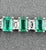 10.91 Ct Natural Emerald & Diamond Bracelet For Sale - Image 4 of 8