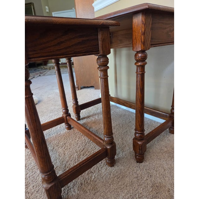 Vintage Ethan Allen Nesting Tables For Sale In Indianapolis - Image 6 of 15