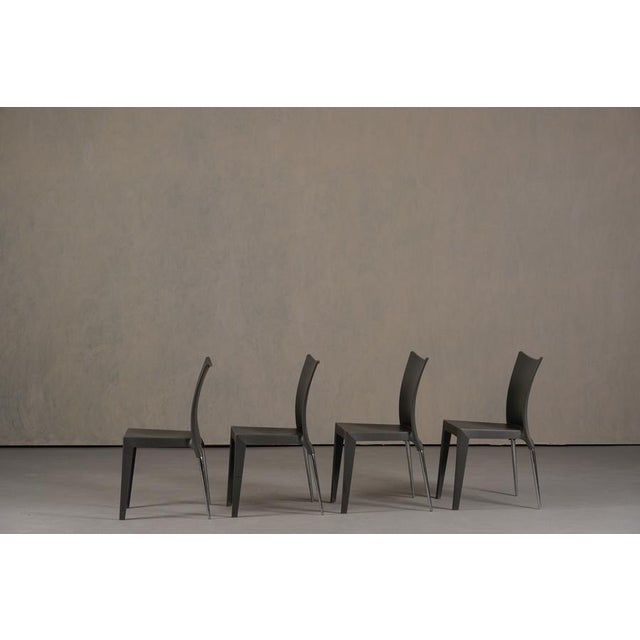 Metal Jo Chairs by Robbi Cantarutti and Claudio Biferali for Arrmet, Italy, 2000s, Set of 4 For Sale - Image 7 of 15