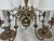 Gold Vintage Brass Quality Williamsburg Federal Hanging Chandelier For Sale - Image 8 of 11