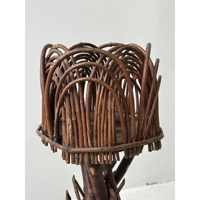 Antique Sculptural Rural Handicraft Bentwood Plant Stand, Circa Late 19th Century For Sale - Image 10 of 18
