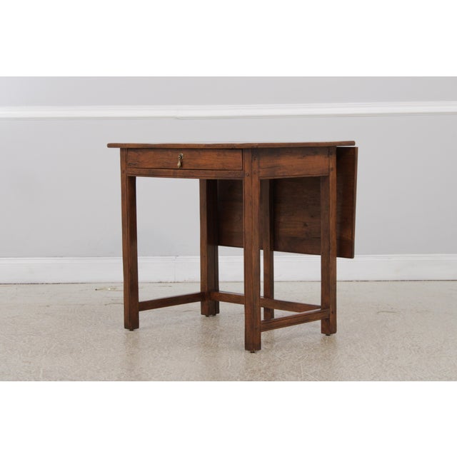 Wood Guy Chaddock Attributed Drop Back Writing Desk Table For Sale - Image 7 of 16