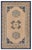1890s Tan Camel Medallion Greek Key Antique Chinese Peking Carpet 4'2" X 6'8" Knotted Wool Rug For Sale - Image 9 of 9