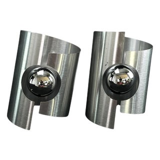 Space Age Wall Lamps, 1970s, Set of 2 For Sale
