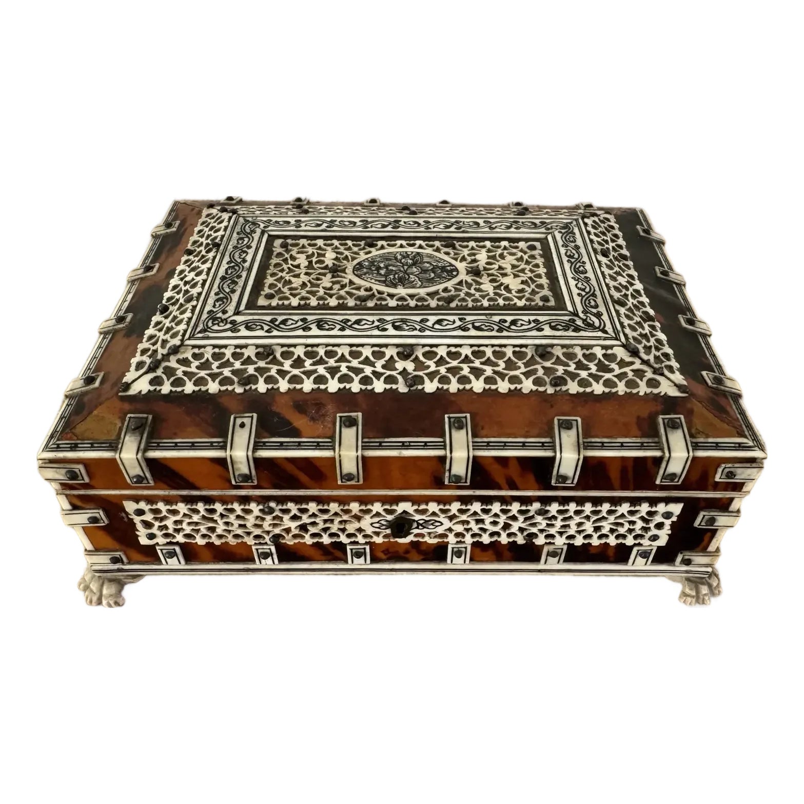 Antique Anglo Indian Box | Chairish