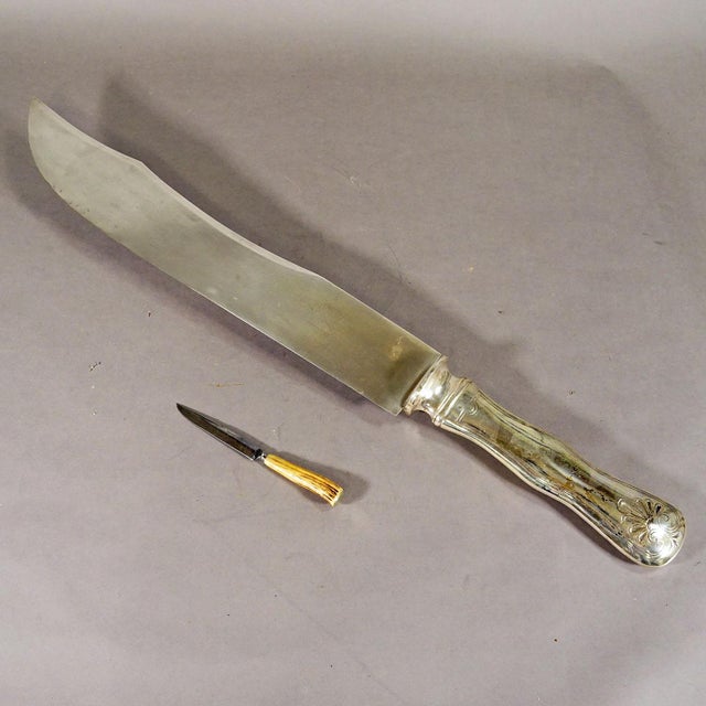 1960s Giant 40" Cutting Knive Shop Window Decoration For Sale - Image 5 of 5