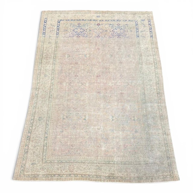 1950s Vintage Sivas Rug | Antique Washed | 6x10 For Sale - Image 5 of 5