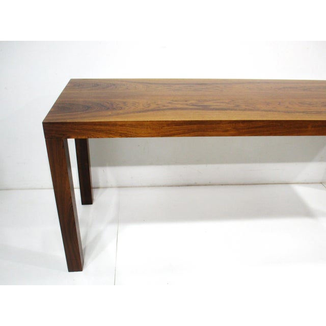Mid 20th Century Danish Rosewood Console Table by Centrum Mobler For Sale - Image 5 of 10