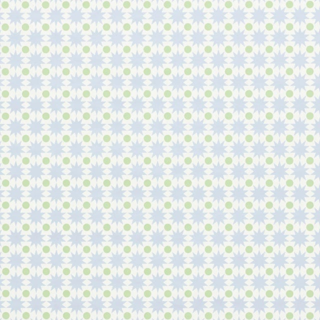 Sample - Schumacher Cosmos Wallpaper in Sky For Sale