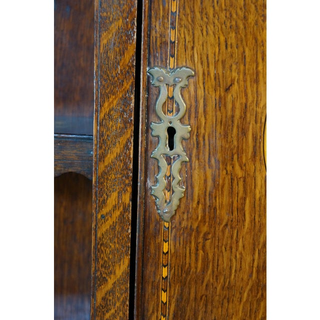 Antique Georgian Period English Oak Welsh Dresser Pewter Cupboard Buffet Hutch For Sale - Image 15 of 18