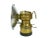 American Mid 20th Century Brass Miners Lamp With Reflector For Sale - Image 3 of 9