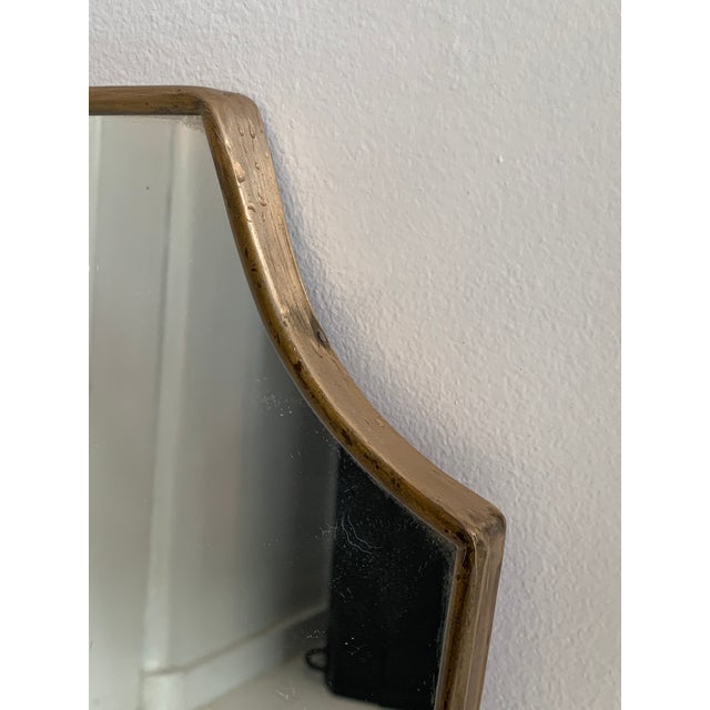 Mid-Century Modern 1950s Mid-Century Linear Wall Mirror, Italy For Sale - Image 3 of 6