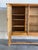 Brown In Style of Henning Kjærnulf Large Oak Sideboard Сredenza With 2 Leaded Glass Mid-Century Modern Denmark 1960s For Sale - Image 8 of 10