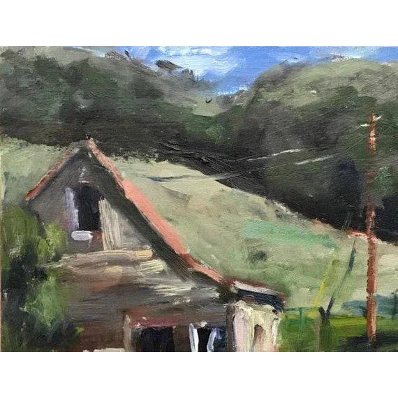 Rose Barn, Contemporary Impressionist in Oil For Sale In Reno/Lake Tahoe - Image 6 of 9