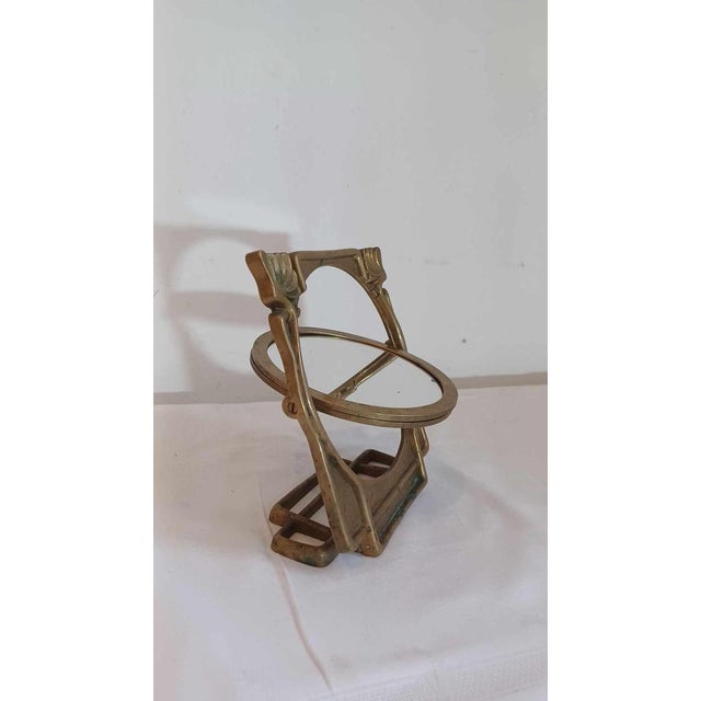 Art Deco Brass Dressing Mirror, 1920s-1930s For Sale - Image 13 of 16