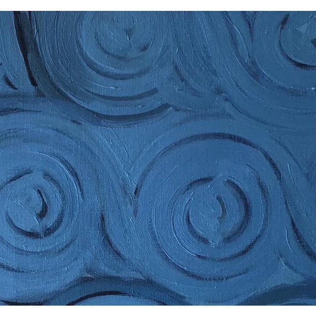 1980s Lison Favarger, Usure du temps I, 1986, Oil on Canvas, Framed For Sale - Image 5 of 10