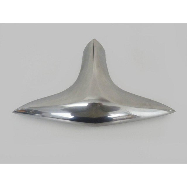 1980s 1980s America Cup Cast Aluminum Wall Lamp by Lucien Gau For Sale - Image 5 of 10