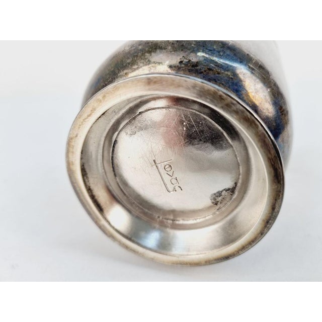 Silver-Plated Decorative Cup by Margit Tevan, 1930s For Sale - Image 7 of 8