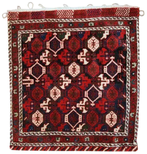 1980s Hand Made Vintage Persian Afshar Salt Bag