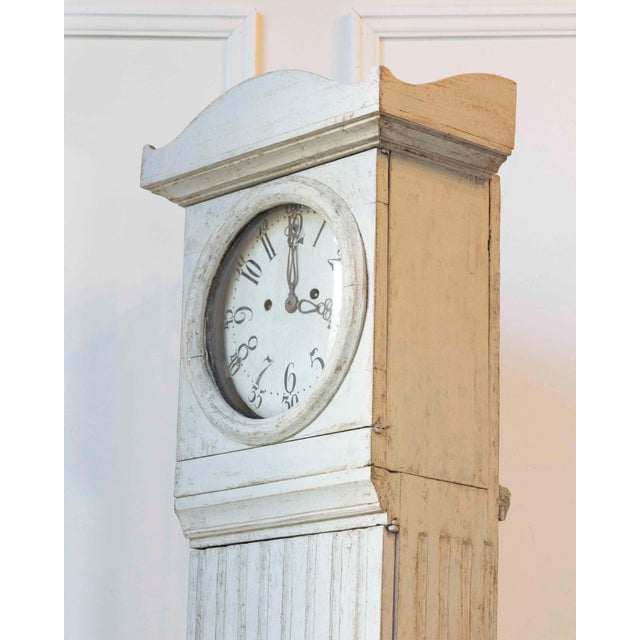 Early 19th-Century Swedish Gustavian Longcase Clock, Circa 1800 For Sale - Image 11 of 12