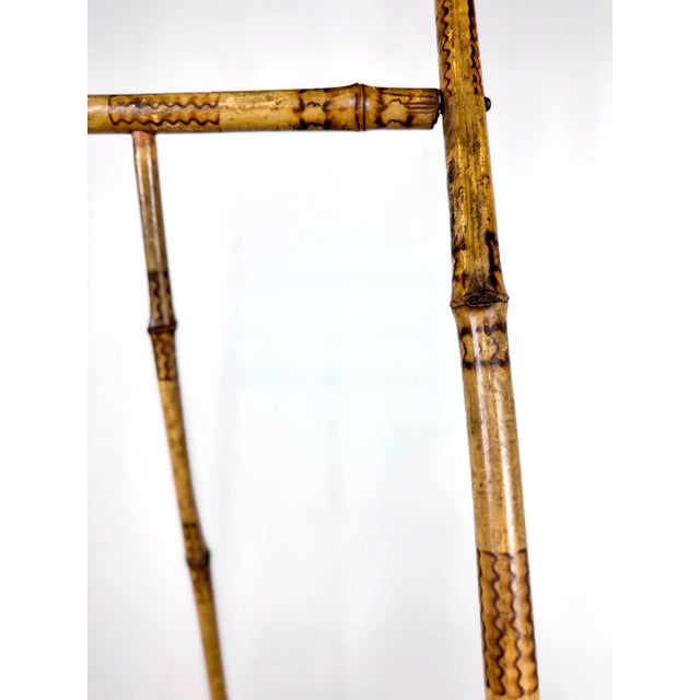 Antique Late 19th Century English Scorched Bamboo Display Easel For Sale - Image 9 of 12