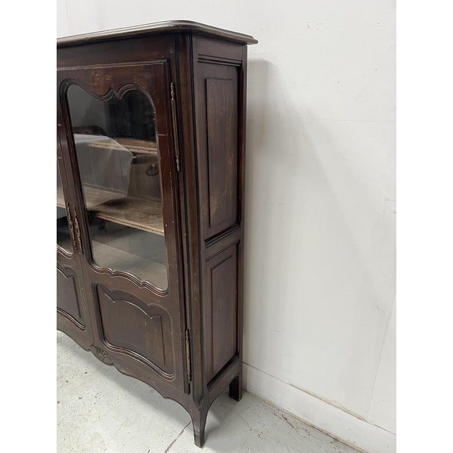 Regency Style Display Cabinet in Oak, 1900s For Sale - Image 4 of 13