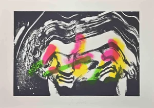Mino Trafeli, Composition, Lithograph, 1980s