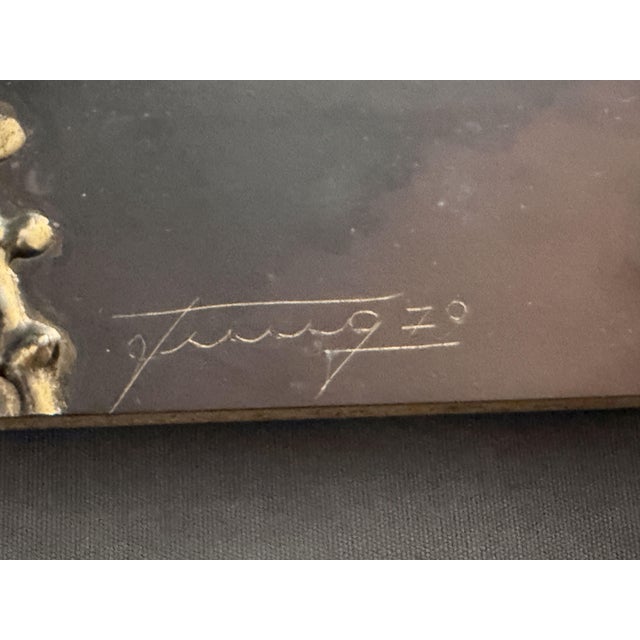 1970s Manfred Jung, Abstract Composition, 1979, Enameled Metal Print For Sale - Image 5 of 7