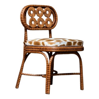 Bridget Chair in Stained Rattan by Popus Editions For Sale