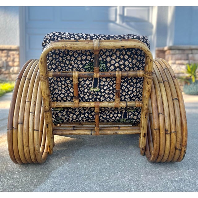 1960s 1960s Six-Strand Pretzel Lounge Chair | Paul Frankl Style For Sale - Image 5 of 12