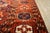 Brilliant Red and Blue Color With Geometric Design Antique Turkmen Tekke Rug For Sale - Image 9 of 11