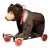 Vintage Steiff Mohair Riding Bear Toy-Germany For Sale