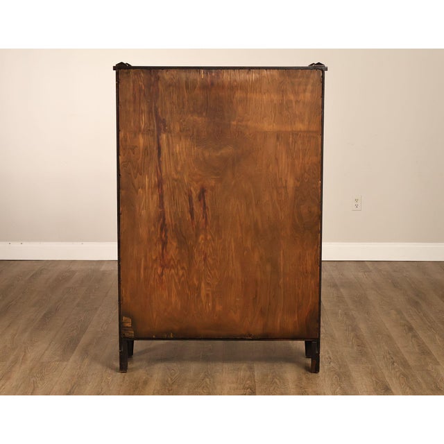 Antique Mission Oak Arts And Crafts Two Door Bookcase For Sale - Image 16 of 18