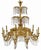 Neo-Classical Gilt Chandelier, Berlin, early 19th century. Design by Karl Friedrich Schinkel (1781-1841). Wood, tin and...
