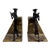 1968 Modernist Sculptural Railway Spike Bookends For Sale