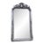 1970s French Artisan Louis XVI Silver Beech Wall Mirror For Sale