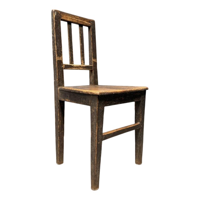 Farmhouse Dining Chair in Wood For Sale