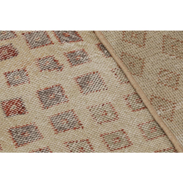 Textile 1960s Vintage Zeki Müren Rug With All-Over Geometric Patterns For Sale - Image 7 of 7