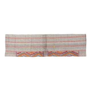 Floral Vintage Kilim Runner For Sale