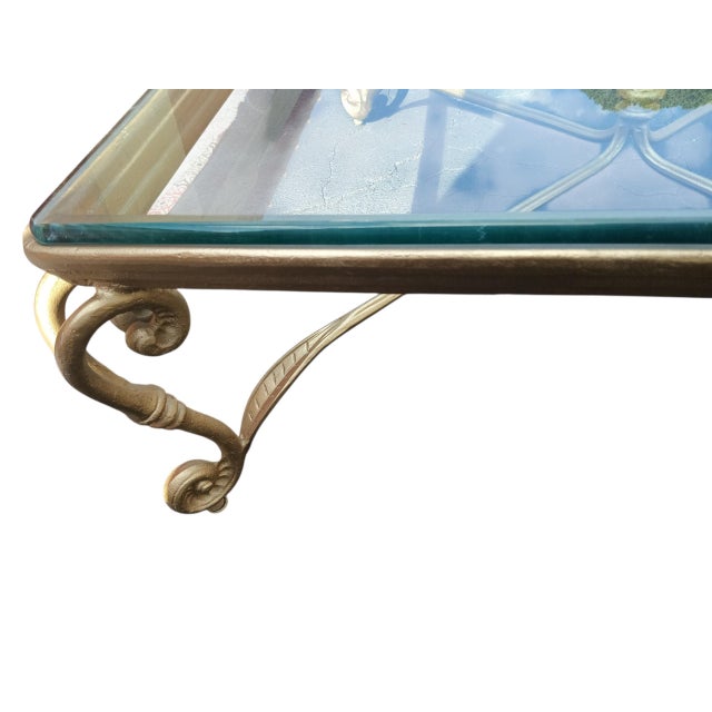 Brass Elevate Your Living Space With the Maison Jansen Ultimate French Mid-Century Luxury Coffee Table 1970s For Sale - Image 8 of 10