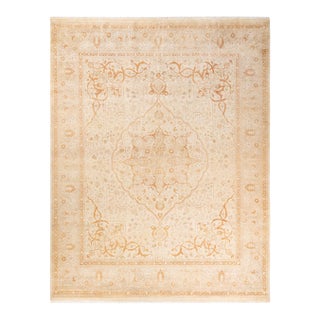 Mogul, One-of-a-Kind Hand-Knotted Area Rug - Ivory, 8' 0" x 10' 5" For Sale